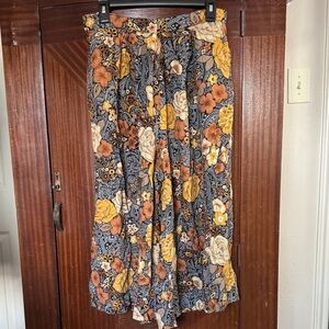 Vintage mustard floral coolots